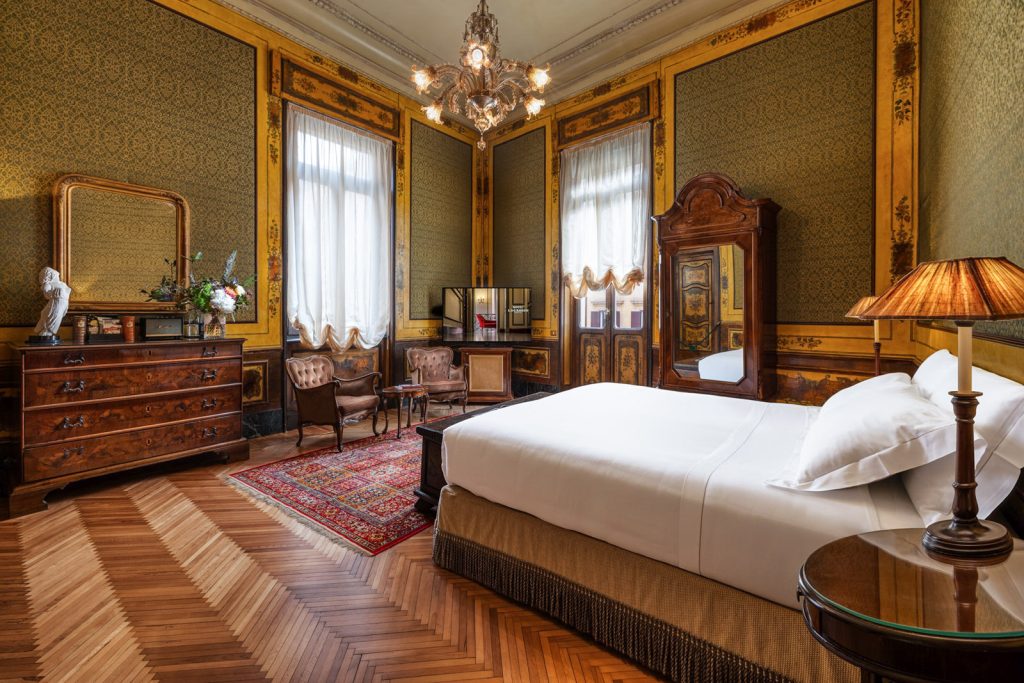In Rome, since 1925, the Hotel Locarno has been an Art Nouveau